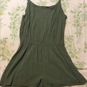 Swamp green romper